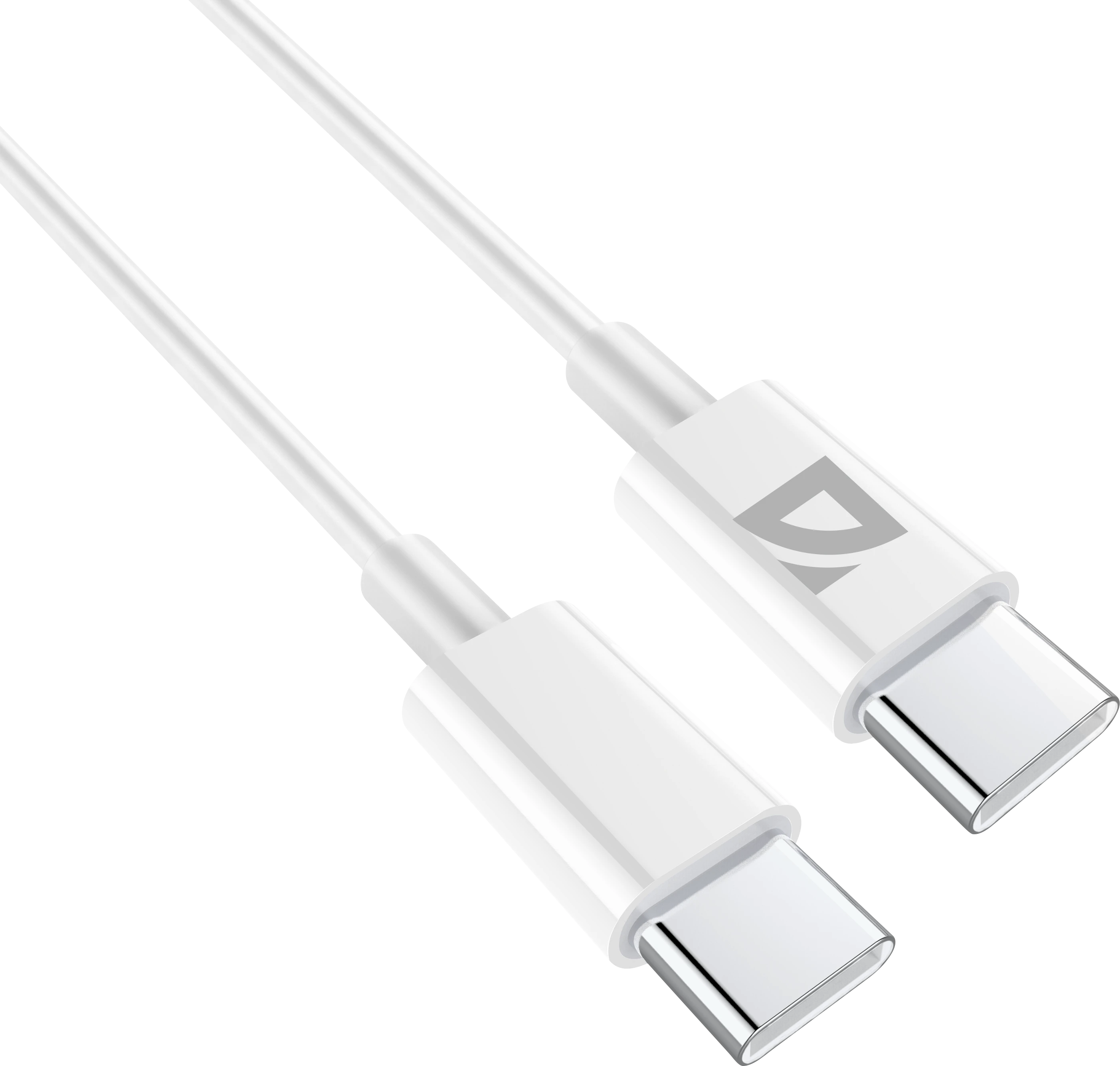 

Кабель USB Type-C-USB Type-C, быстрая зарядка, 60 Вт, 1 м, белый, Defender F182 (87508), F182
