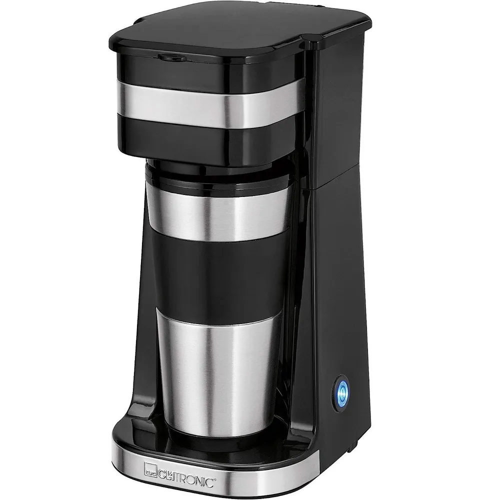 Кофеварка капельная Clatronic KA 3733 Coffee to go Thermo, 750 Вт, 400 мл