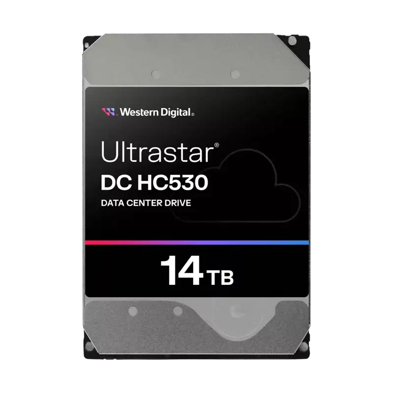 

Жесткий диск (HDD) Western Digital 14Tb Ultrastar DC HC530, 3.5", 7.2K, 512Mb, 512e, SATA3 (0F31152/WUH721414ALE604)