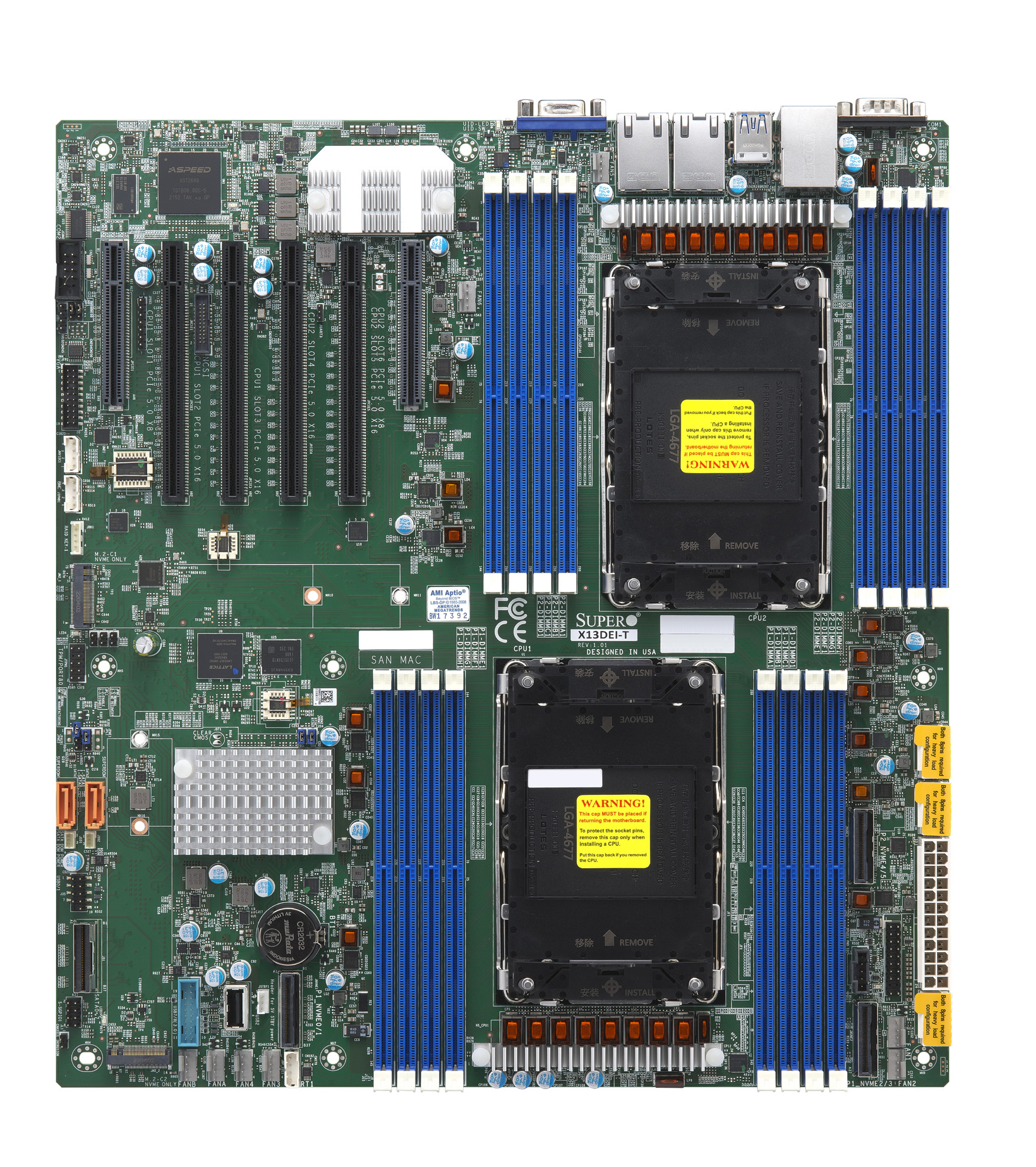 Материнская плата Supermicro X13DEI-T (MBD-X13DEI-T-B)