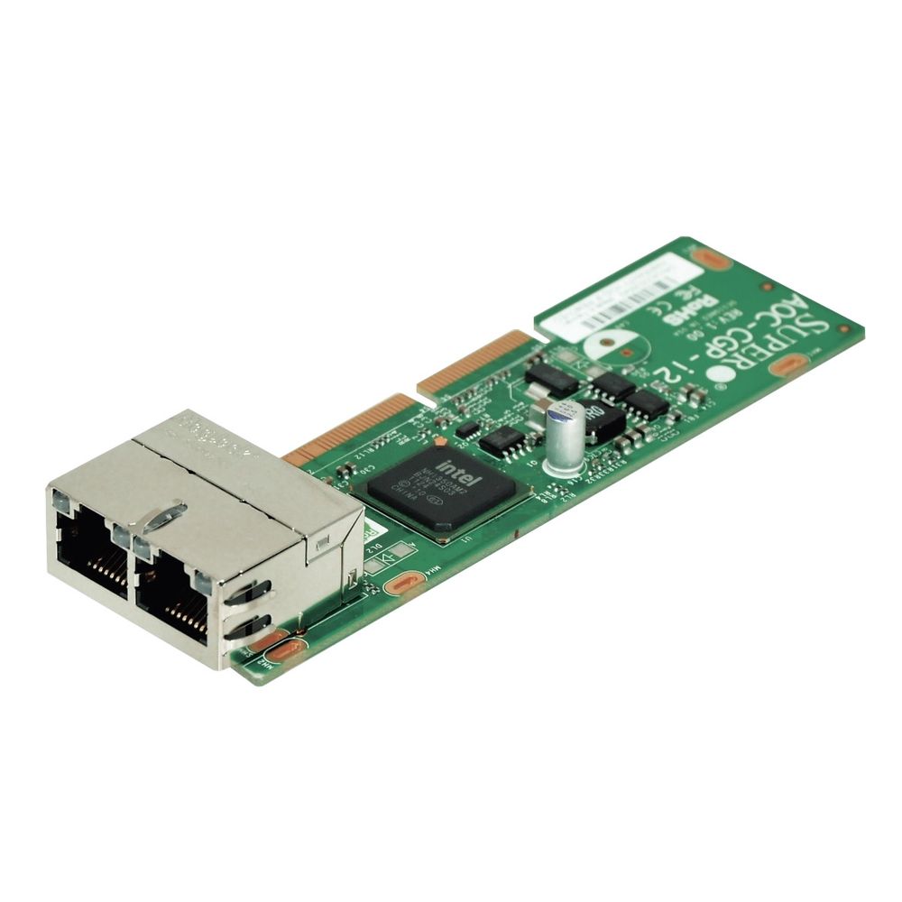 

Сетевой модуль Supermicro AOM-CGP-I2M, 2xRJ-45, 1 Гб/с, PCI Express 2.1 x4, Bulk (AOM-CGP-I2M), AOM-CGP-I2M