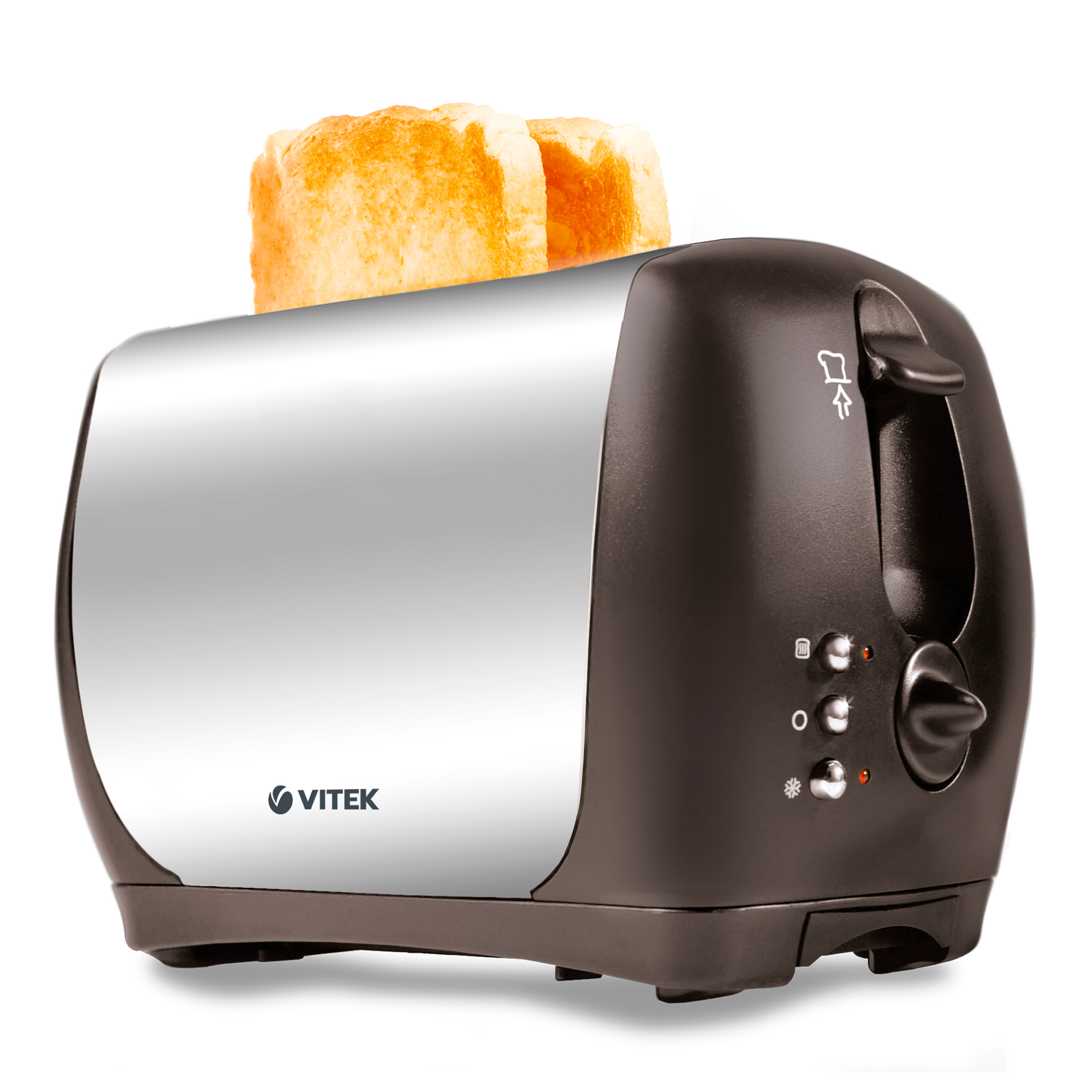 Тостер VITEK Illusion VT-1573, серебристый