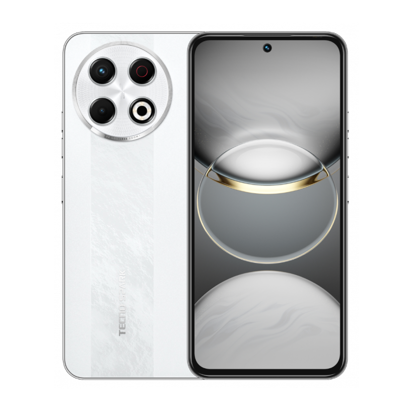 

Смартфон Tecno Spark 30 Pro, 6.78" 2436x1080 AMOLED, MediaTek Helio G100, 8Gb RAM, 256Gb, 3G/4G, NFC, Wi-Fi, BT, 2xCam, 2-Sim, 5000 мА⋅ч, USB Type-C, Android 14, белый, Spark 30 Pro