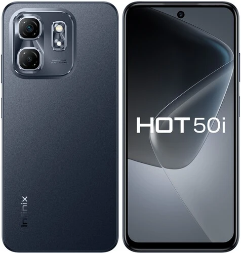 

Смартфон Infinix HOT 50i, 6.78" 1600x720 IPS, MediaTek Helio G81, 4Gb RAM, 128Gb, 3G/4G, NFC, Wi-Fi, BT, 2xCam, 2-Sim, 5000 мА⋅ч, USB Type-C, Android 14, черный, HOT 50i