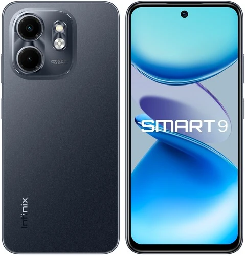 

Смартфон Infinix SMART 9, 6.7" 1600x720 IPS, MediaTek Helio G81, 3Gb RAM, 128Gb, 3G/4G, Wi-Fi, BT, 2xCam, 2-Sim, 5000 мА⋅ч, USB Type-C, Android 14 (Go Edition), черный, SMART 9