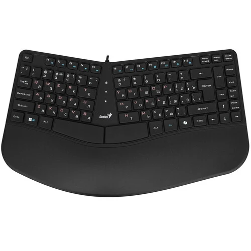

Клавиатура проводная Genius Ergo KB-700, мембранная, USB, черный (31310053402), Ergo KB-700