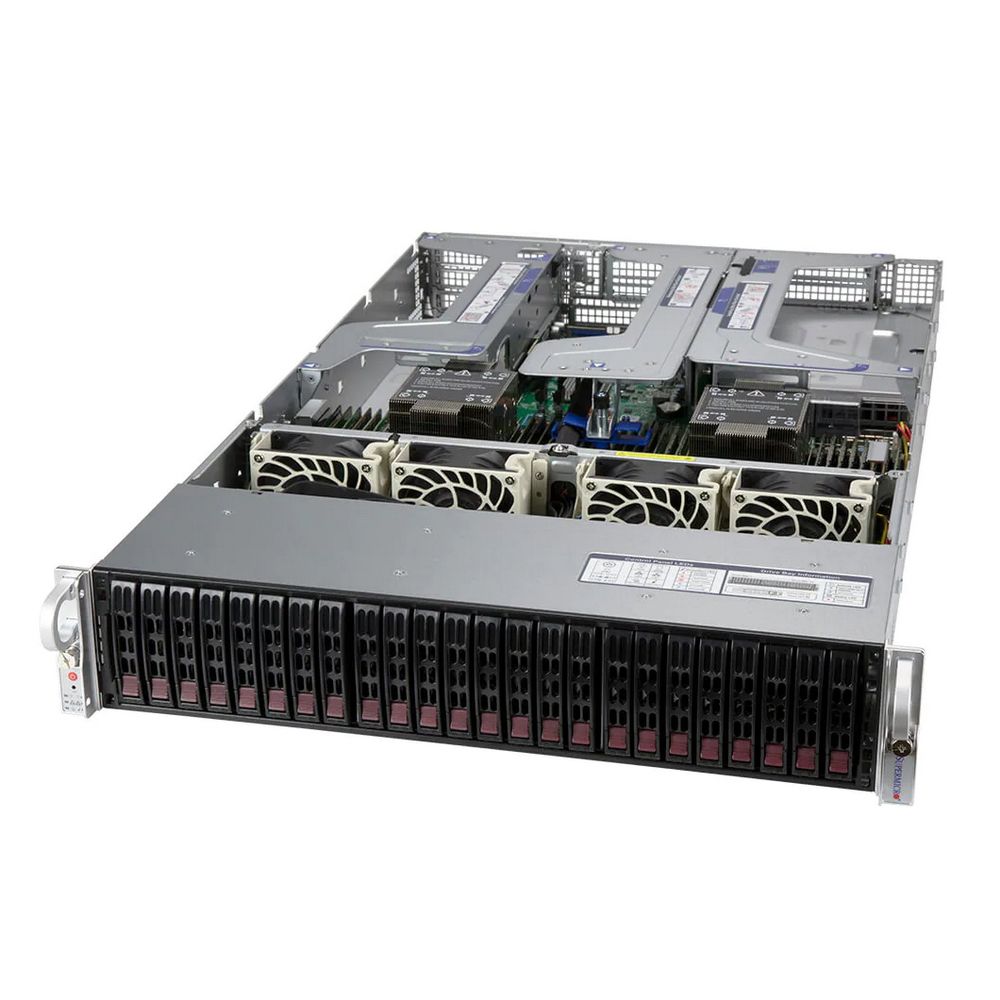 

Сервер Supermicro 220U-TNR, 2xIntel Xeon Silver 4310, 16x32Gb RAM, 1x3.84Tb SSD, 24x2.5" HS, noDVD, noLAN, IPMI, 2x1600 Вт, 2U (SYS-220U-TNR_), 220U-TNR