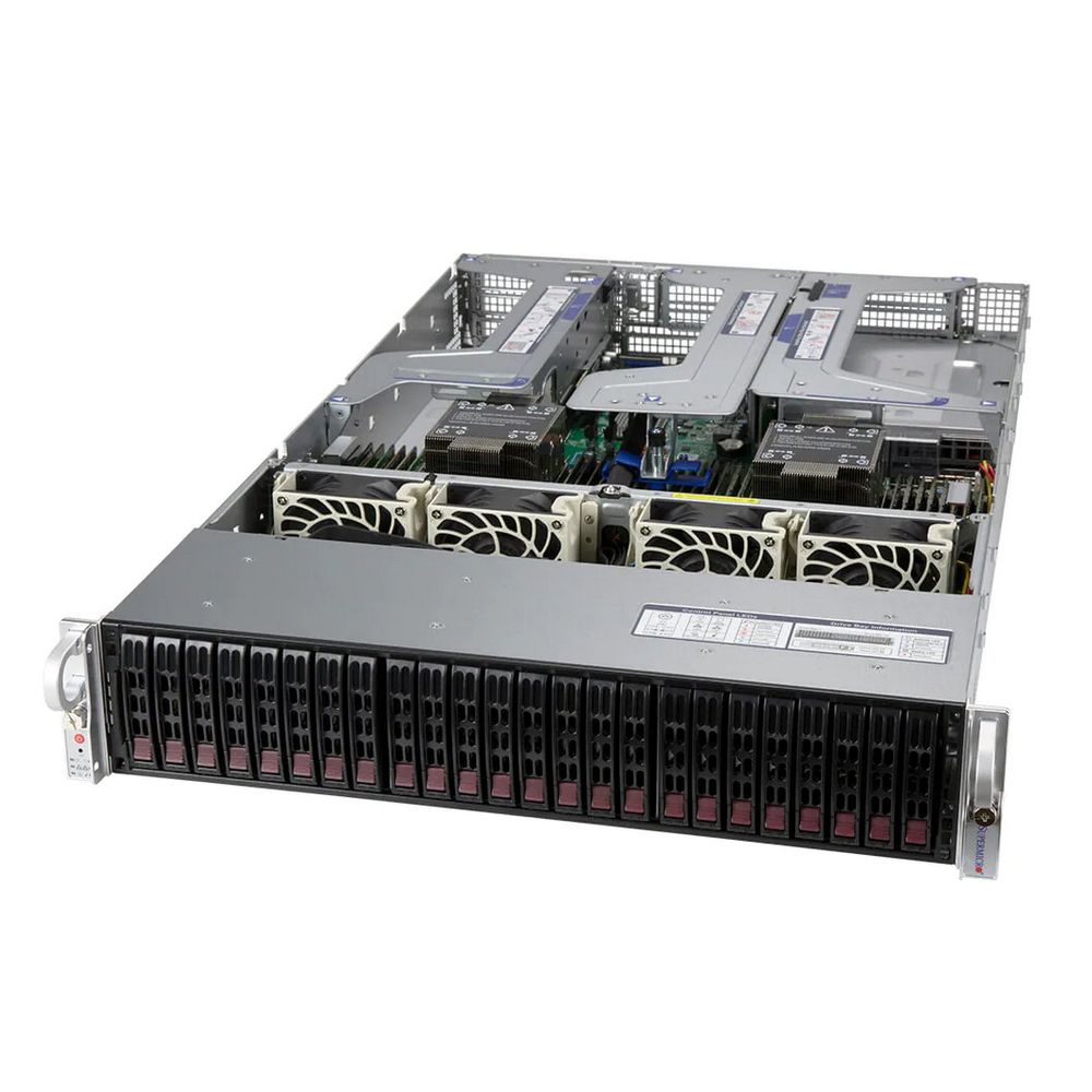 Серверная платформа SuperMicro 220U-TNR, 2xSocket4189, 32xDDR4, 24x2.5 HDD HS, Redundant 2x1600 Вт 2U (SYS-220U-TNR_3)