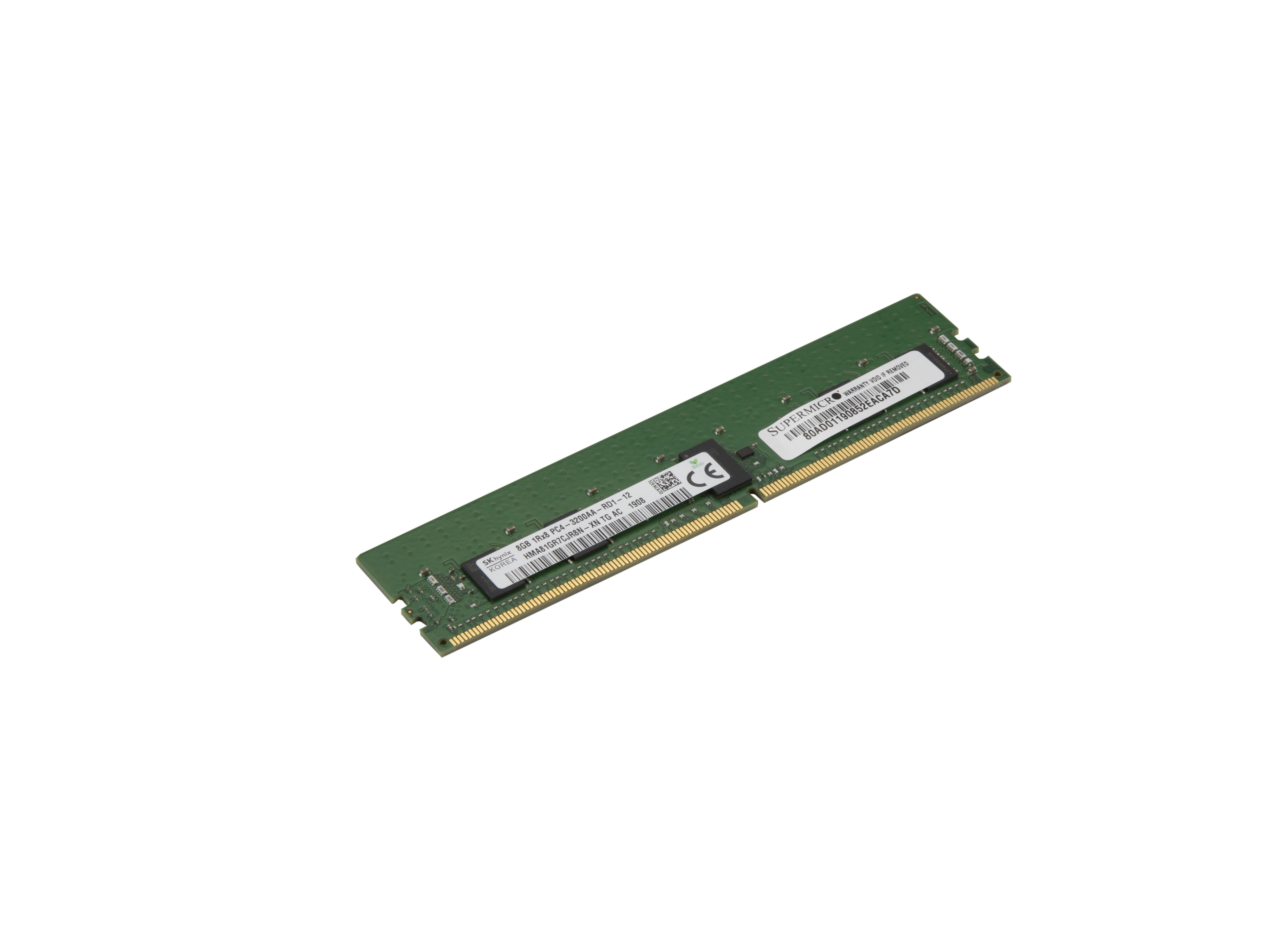 

Память DDR4 RDIMM 8Gb, 3200MHz, CL22, 1.2V, Single Rank, ECC Reg, Supermicro (MEM-DR480LB-ER32)