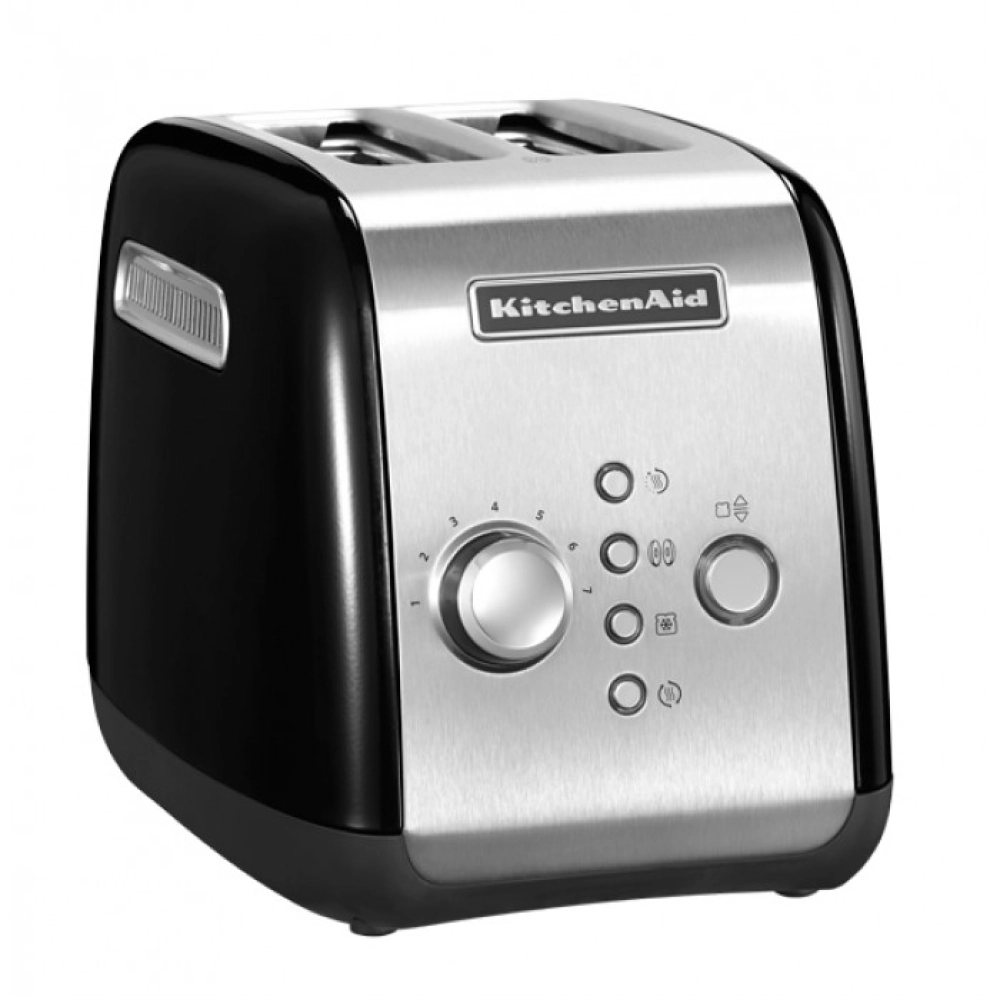 Тостер KitchenAid 5KMT221EOB, черный/серебристый