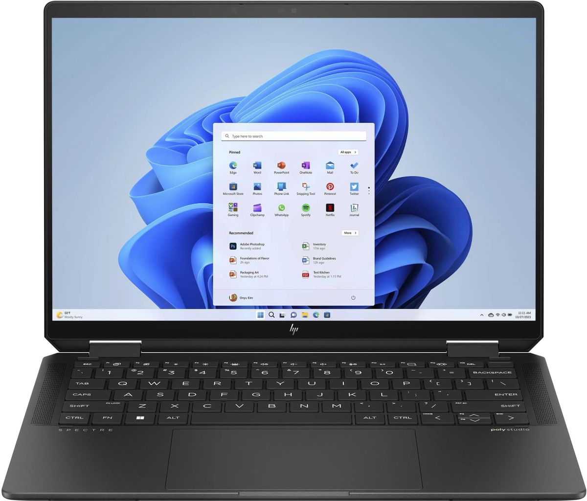 

Ноутбук HP Spectre x360 14-eu0013dx 14" OLED 2880x1800 Touch, Intel Core Ultra 7 155H 1.4 ГГц, 16Gb RAM, 1Tb SSD, W11, черный (979L2UA), 14-eu0013dx