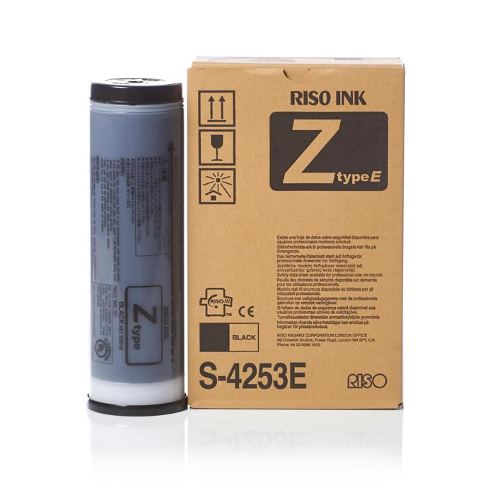 

Чернила RISO type E, 1 л, черный, оригинальные для RISO EZ 370/RZ/MZ (S-4253E/S-8113E), type E