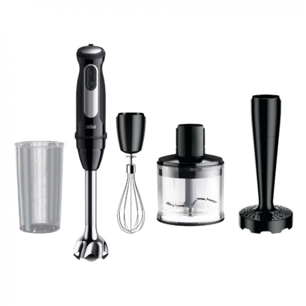 

Блендер погружной Braun MQ55307MBK 1 кВт, черный (MQ55307MBK), MQ55307MBK