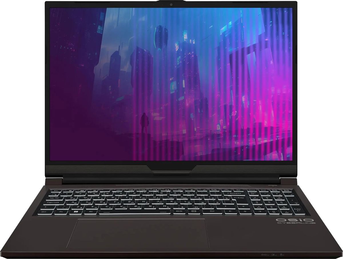 

Ноутбук OSIO CyberLine C160I-003 16" IPS 1920x1200, Intel Core i5 12600H 2.7 ГГц, 16Gb RAM, 512Gb SSD, NVIDIA GeForce RTX 4060-8Gb, без OC, коричневый (C160I-003), C160I-003