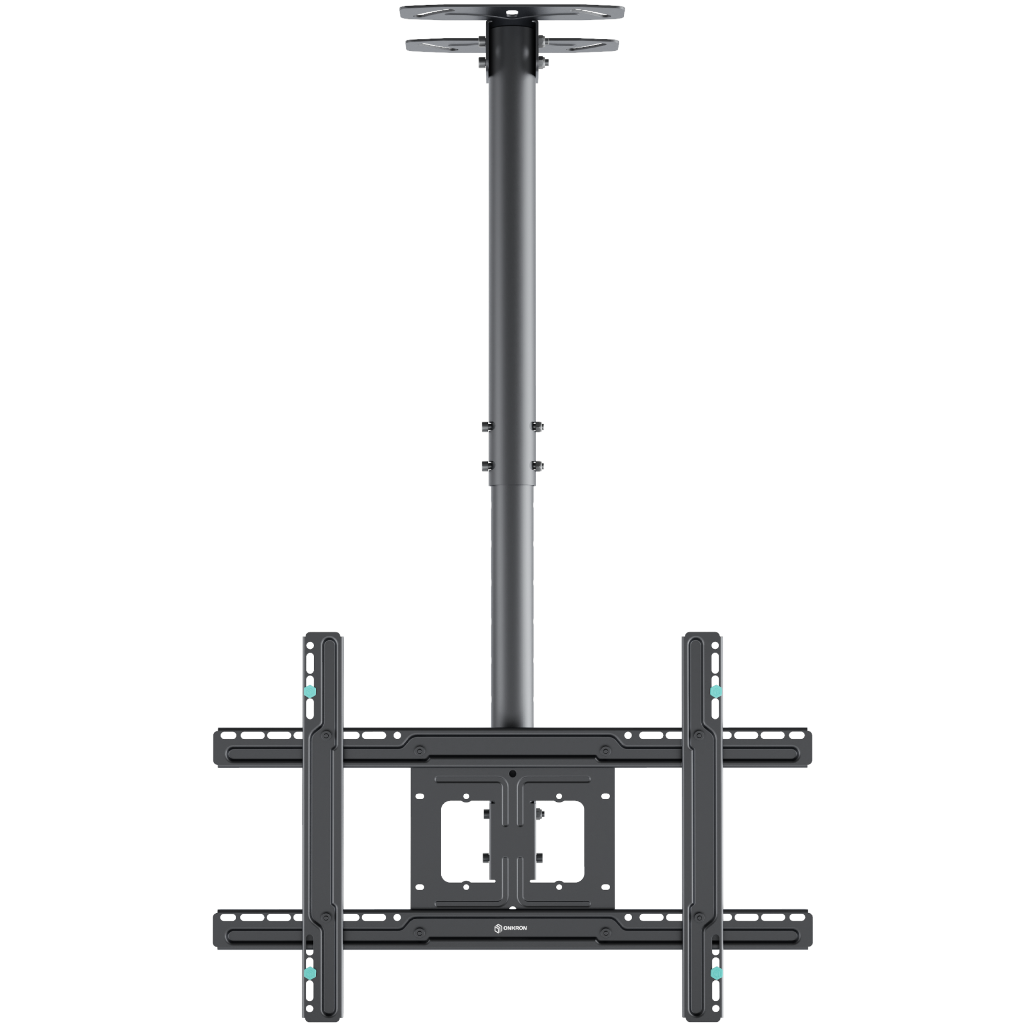 

Кронштейн потолочный для TV/монитора ONKRON N2L, 32"-80", VESA 100x100мм-600x400мм, наклонный, поворотный, до 68.2 кг, черный (N2L-B), N2L