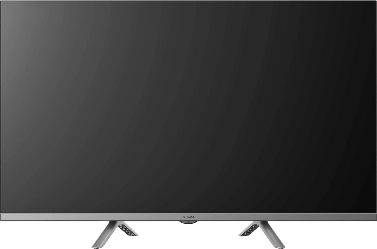 Телевизор 32" Digma DM-LED32SBB39, 1366x768, темно-серебристый