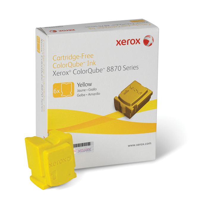 Твердые чернила Xerox 108R00960, желтый, оригинальные, для Xerox ColorQube 8880 / 8870