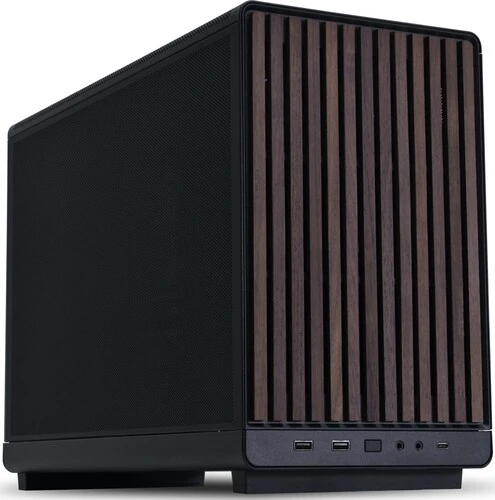 

Корпус LIAN-LI A3 Wood, mATX, Small Tower, 2xUSB 3.0, USB Type-C, черный/коричневый, без БП (G99.A3X-WD.R0), A3 Wood