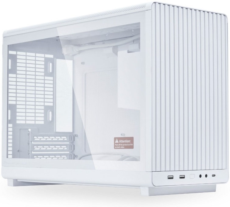 

Корпус LIAN-LI A3, mATX, Small Tower, 2xUSB 3.0, USB Type-C, белый, без БП (G99.A3W.10R), A3
