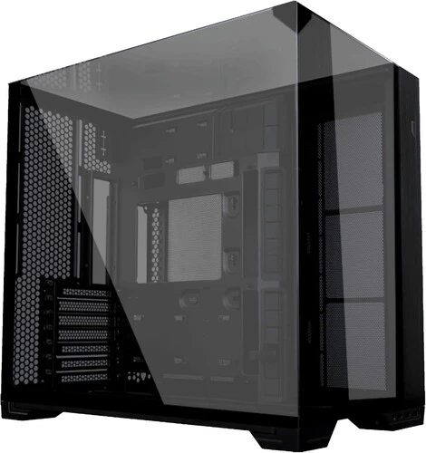 Корпус LIAN-LI O11 Vision Compact, Midi-Tower, без БП, черный