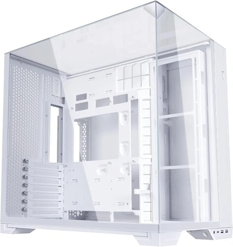 Корпус LIAN-LI O11 Vision Compact, Midi-Tower, без БП, белый