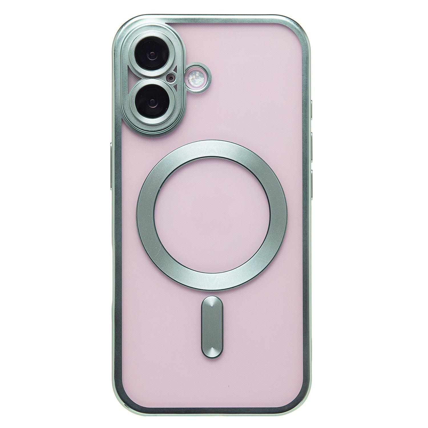 

Чехол-накладка Activ SM027 SafeMag для смартфона Apple iPhone 16, силикон, зеленый (235505)