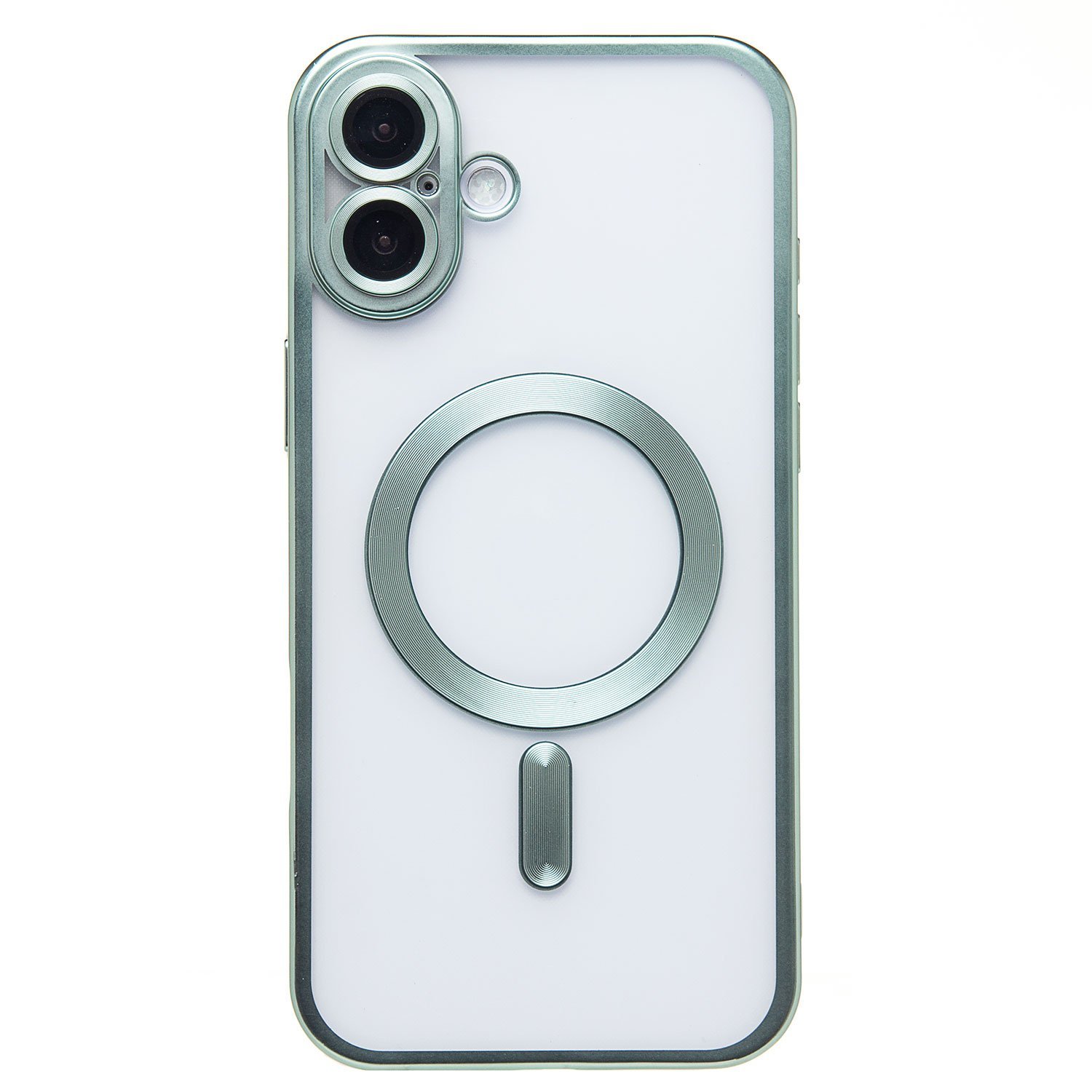 

Чехол-накладка Activ SM027 SafeMag для смартфона Apple iPhone 16 Plus, силикон, зеленый (235510)