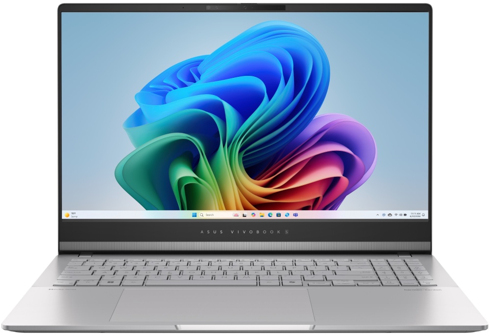 

Ноутбук ASUS VivoBook S 15 M5506NA-MA013 15.6" OLED 2880x1620, AMD Ryzen 5 7535HS 3.3 ГГц, 16Gb RAM, 1Tb SSD, без OC, серебристый (90NB14D3-M004S0), M5506NA-MA013