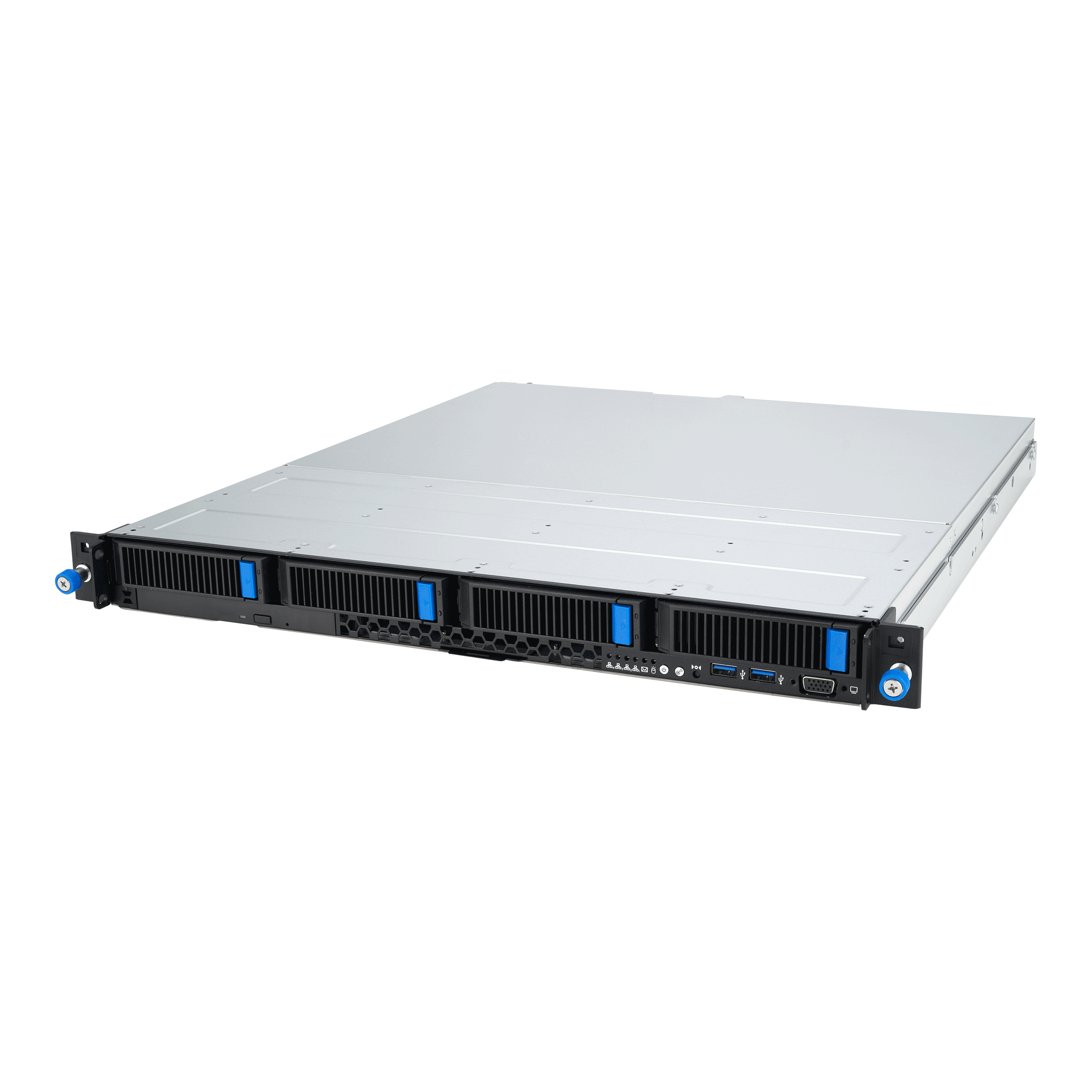 Серверная платформа ASUS RS300-E12-PS4, 1xSocket1700, 4xDDR5, 4x2.5/3.5 HDD HS, Redundant 1x350 Вт 1U (90SF03A1-M00060)