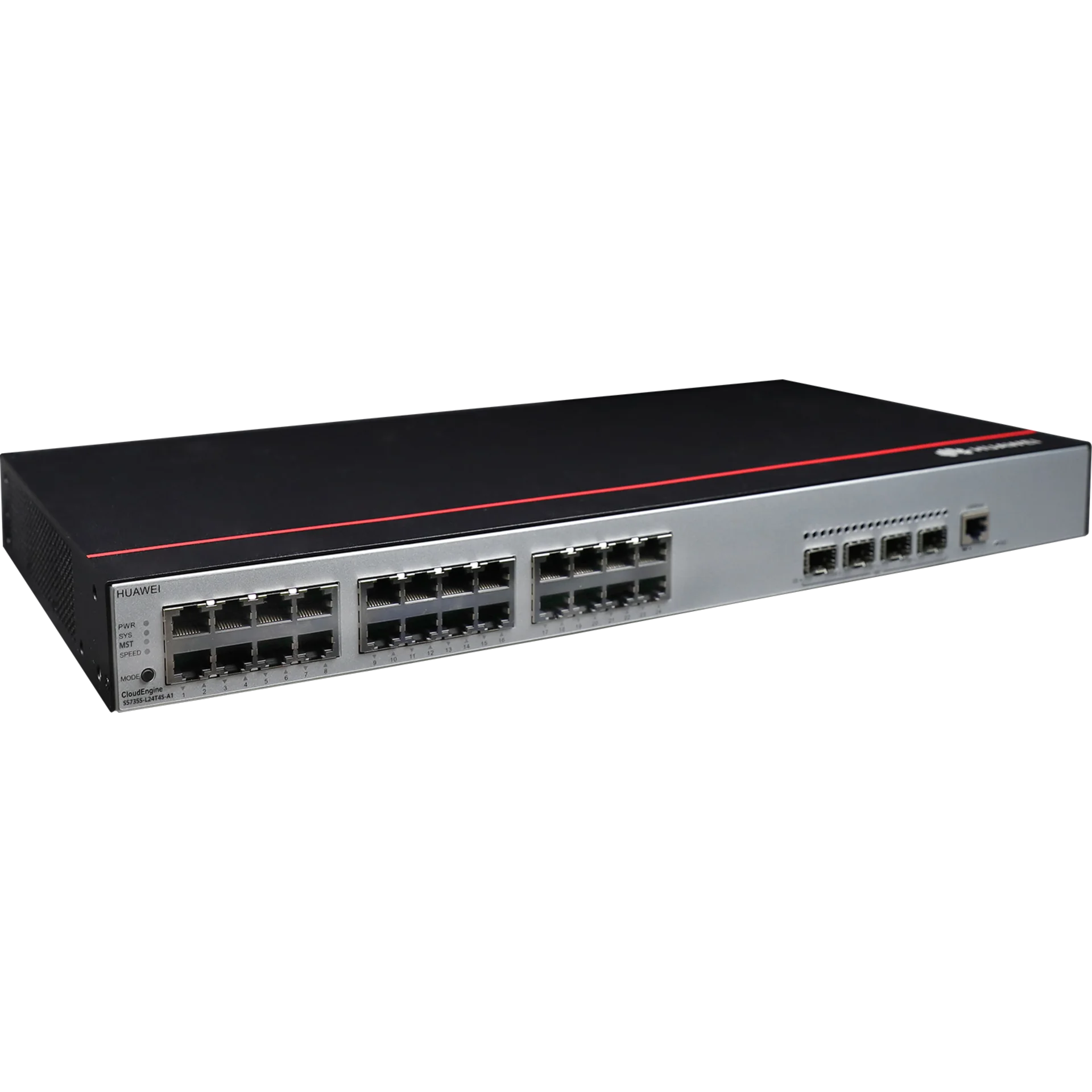 

Коммутатор Huawei CloudEngine S5735-L24P4S-A-V2, управляемый, кол-во портов: 24x1 Гбит/с SFP 4x1 Гбит/с, установка в стойку, PoE (макс. 380 Вт) (98012021_BSW), S5735-L24P4S-A-V2