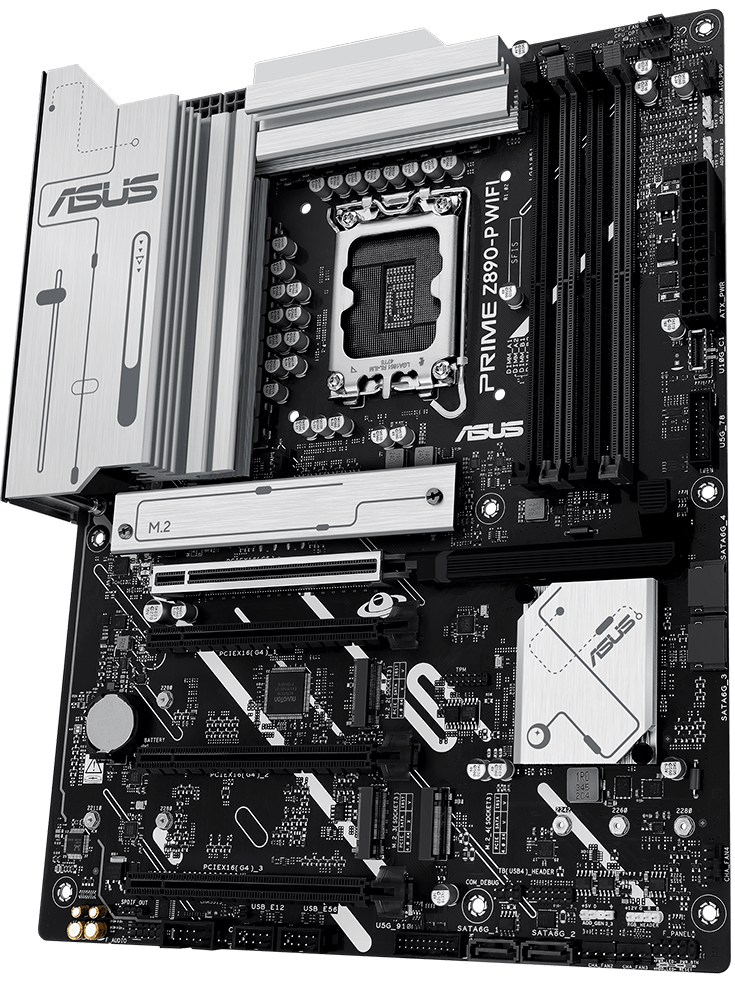 Материнская плата ASUS PRIME Z890-P WIFI, LGA1851, Intel Z890, ATX