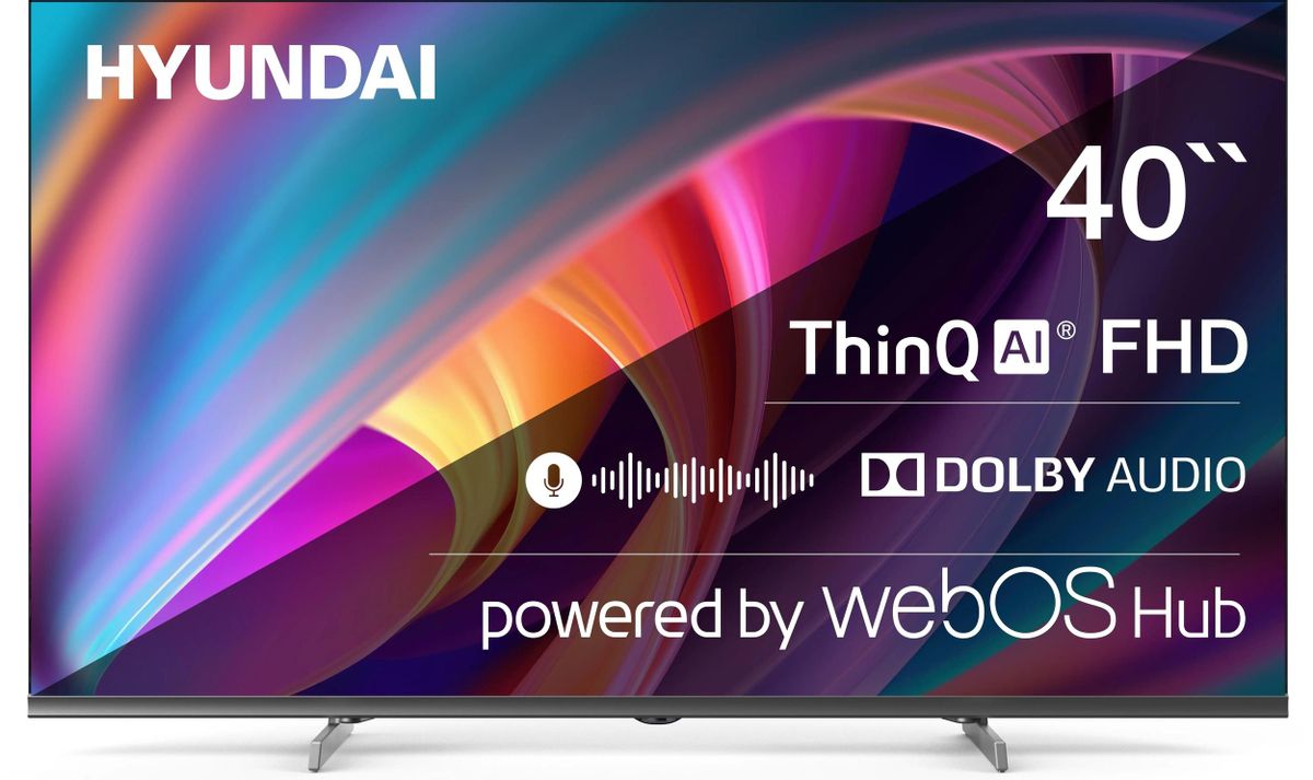 Телевизор 40" Hyundai H-LED40BS5100, 1920x1080, черный