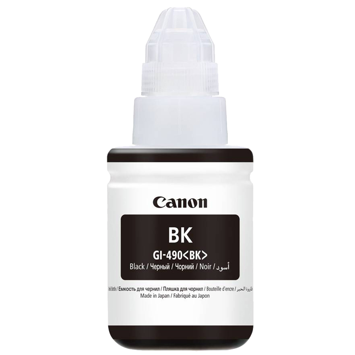 Чернила Canon GI-490 BK (0663C001), черный
