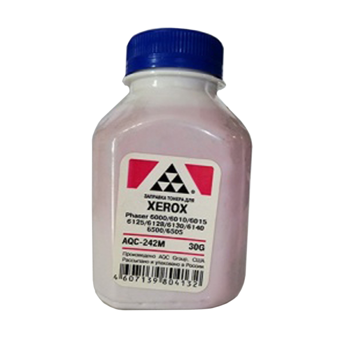 

Тонер AQC AQC-242M, бутыль 30 г, пурпурный, совместимый для Xerox Xerox Phaser 6000 / 6010 / 6015 / 6125 / 6128 / 6130 / 6140 / 6500 / 6505, AQC-242M