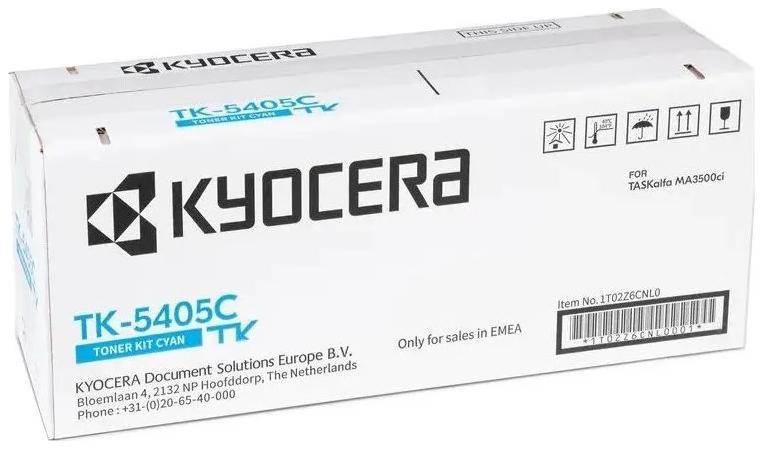 

Картридж лазерный Kyocera TK-5405C/1T02Z6CNL0, голубой, 10000 страниц, оригинальный для Kyocera TASKalfa MA3500ci, TK-5405C