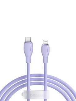 

Кабель USB-Lightning 8-pin, экранированный, быстрая зарядка, 2.4А, 20 Вт, 2 м, пурпурный, Baseus Pudding P10355700511-01 (P10355700511-01), P10355700511-01