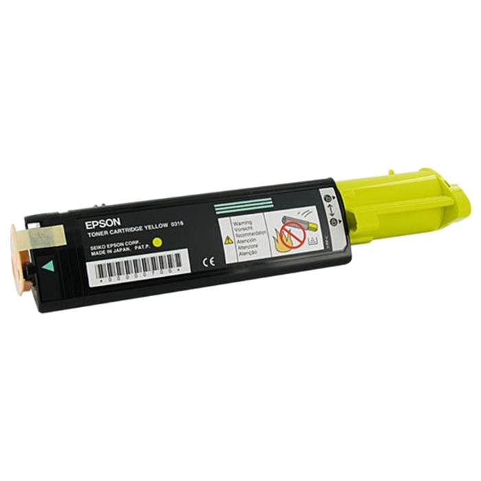 

Картридж лазерный Epson 0316/C13S050316, желтый, 1шт., 5000 страниц, оригинальный, для Epson AcuLaser CX21N / CX21NF, 0316