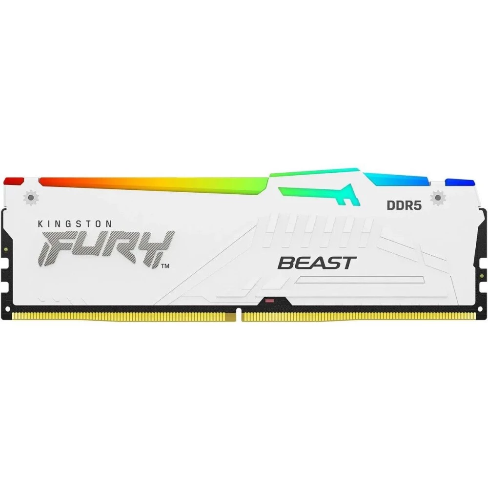 

Память DDR5 DIMM 16Gb, 6000MHz, CL36, 1.35V, Kingston FURY Beast White RGB EXPO (KF560C36BWE2A-16) Retail, KF560C36BWE2A-16