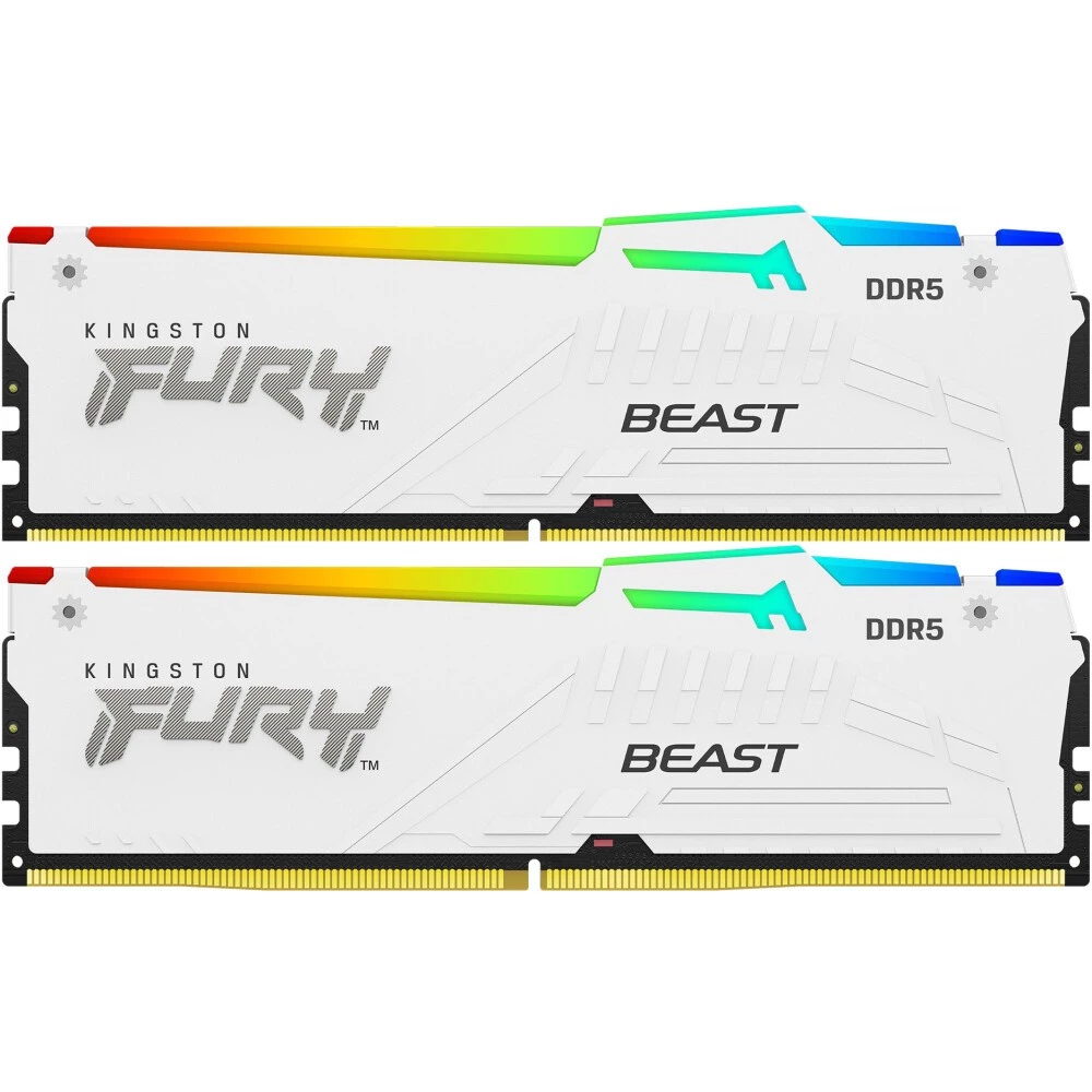 

Комплект памяти DDR5 DIMM 32Gb (2x16Gb), 6000MHz, CL36, 1.35V, Kingston FURY Beast White RGB EXPO (KF560C36BWE2AK2-32) Retail, KF560C36BWE2AK2-32