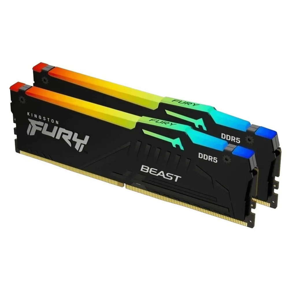 Комплект памяти DDR5 DIMM 32Gb (2x16Gb), 6000MHz Kingston (KF560C36BBE2AK2-32)
