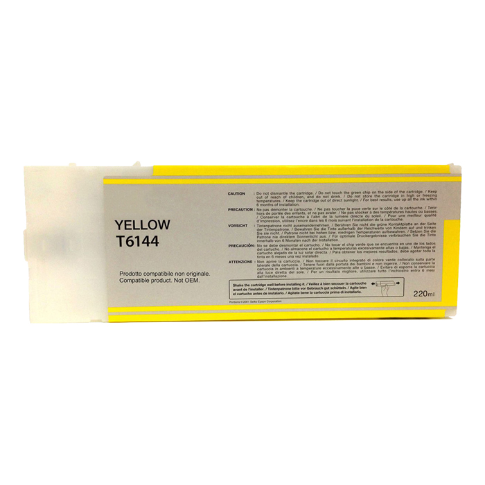 Картридж Epson T6144 (C13T614400), желтый, 220 мл