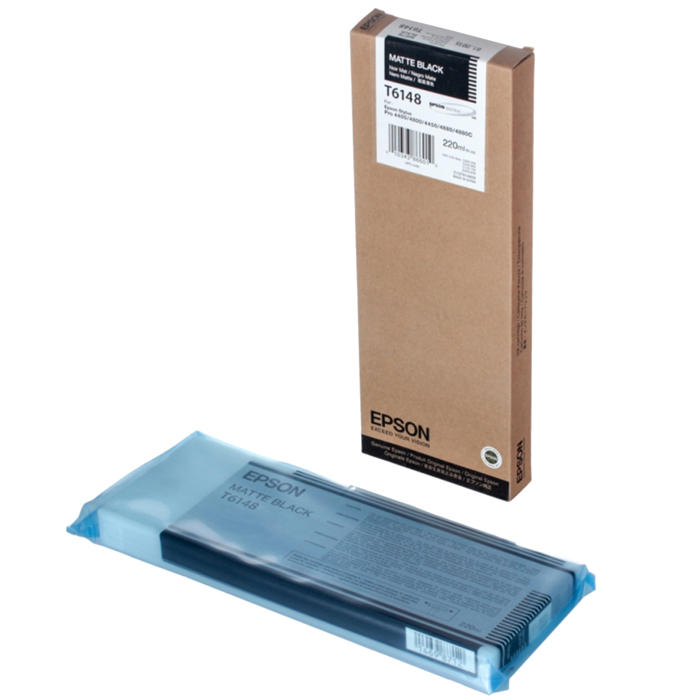 Картридж Epson T6148 (C13T614800), матовый черный, 220 мл