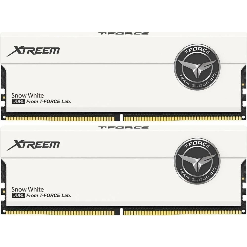 

Комплект памяти DDR5 DIMM 32Gb (2x16Gb), 7200MHz, CL34, 1.4V, Team Group T-Force Xtreem White (FFWD532G7200HC34ADC01) Retail, FFWD532G7200HC34ADC01