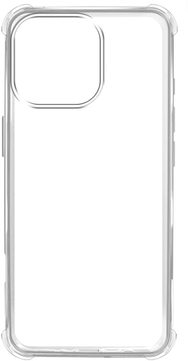 

Чехол-накладка BoraSCO для смартфона Apple iPhone 16 Pro, силикон, прозрачный (73516)