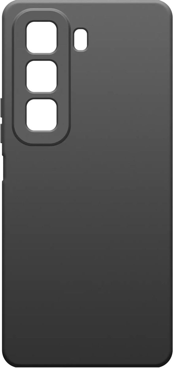 Чехол-накладка BoraSCO для смартфона Infinix Hot 50 4G, черный