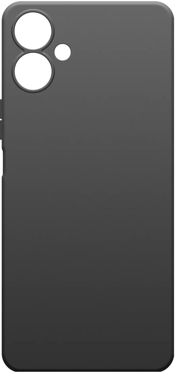 

Чехол-накладка BoraSCO для смартфона Samsung Galaxy A06, силикон, черный (73833)