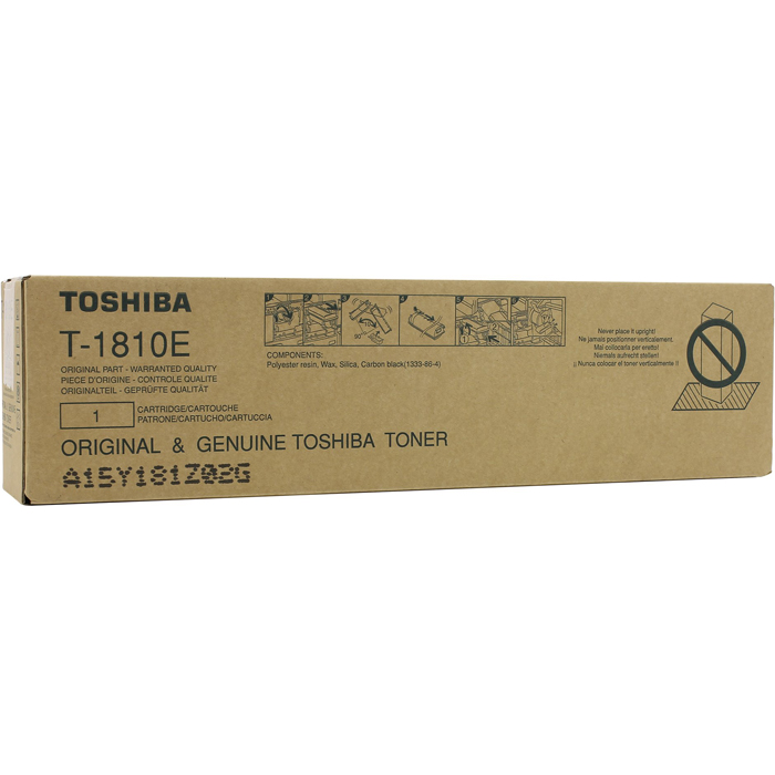 

Картридж лазерный Toshiba T-1810E, черный, 1шт., 24500 страниц, оригинальный, для Toshiba e-STUDIO 181 / 182 / 211 / 212 / 242 / 182i / 212i / 242i, T-1810E
