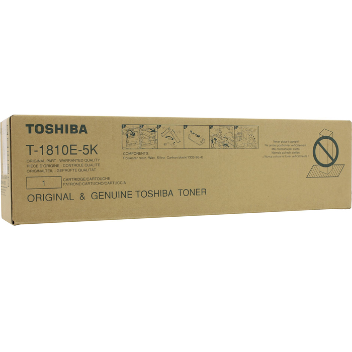 Картридж лазерный Toshiba T-1810E-5K, черный, 1шт., 5900 страниц, оригинальный, для Toshiba e-STUDIO 181 / 182 / 211 / 212 / 242 / 182i / 212i / 242i