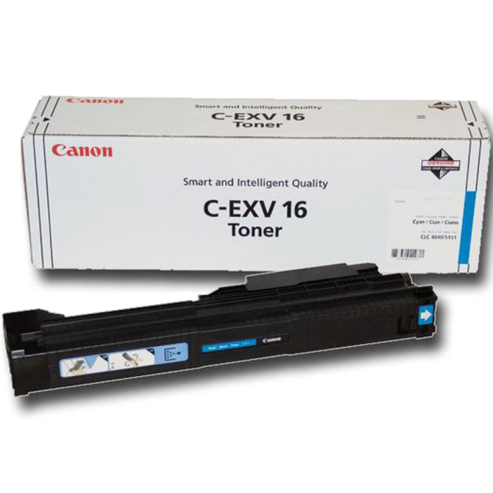 

Картридж лазерный Canon C-EXV16C/1068B002, голубой, 36000 страниц, оригинальный, для Canon CLC-4040 / 4141 / 5151, C-EXV16C