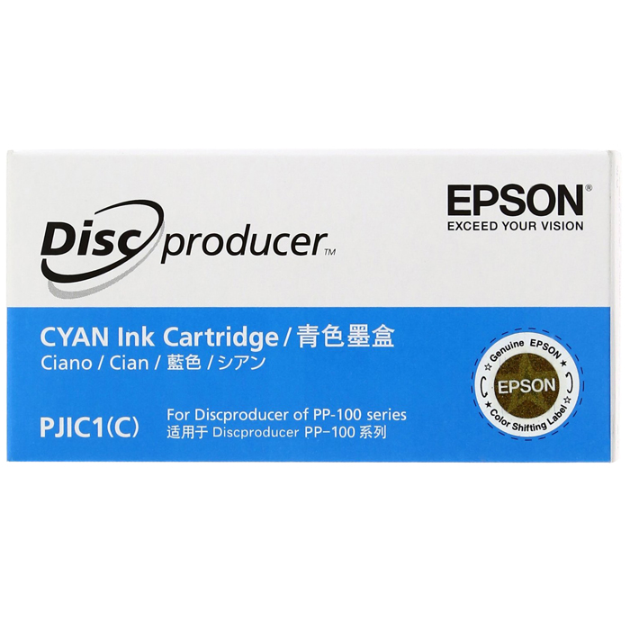

Картридж струйный Epson PJIC1(C) (C13S020447/C13S020688), голубой, оригинальный, ресурс 1000 страниц для Epson Epson PP-100 / PP-100AP / PP-100II / PP-100N / PP-100N Security / PP-50, PJIC1(C)